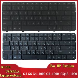 Claviers russes / États-Unis / Latin / Espagnol / Français clavier pour ordinateur portable pour HP Pavilion G4 G6 G41000 G61000 CQ43 CQ431000 640892001 633183001