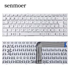 Toetsenboards Senmoer BR Brazilië Laptop Teclado -toetsenbord voor Sony Vaio C14 VJC141F11X MP11J78PAF5167 MP11J78PA6F5172