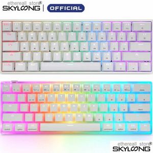 Skyloong Gk61 61 Toetsen Gaming Mechanisch Toetsenbord Usb Bedraad Rgb Backlit Gamer Voor Desktop Tablet Laptop Sk61 Drop Delivery Co Ot5Hg