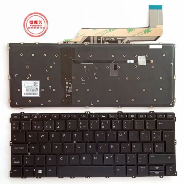 Claviers Espagne SP Nouveau clavier pour ordinateur portable pour HP EliteBook 1030 G2 1030 G3 1030 G4 HSN104C HSNQ10C HSNQ20 Backlit