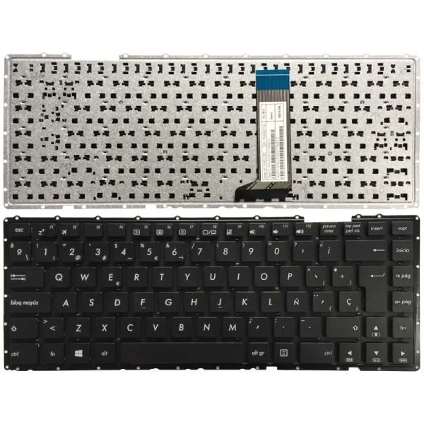 Teclados español/latín laptop teclado para asus x451 x451c x451ca x451ma x451mav A455 A450 X455 X454 R455 A455L F455 X403M W419L LA