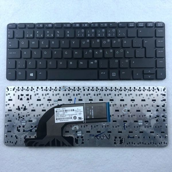 Claviers du clavier de l'ordinateur portable Suède pour HP Probook 640 440 445 G1 640 645 430 738687B71