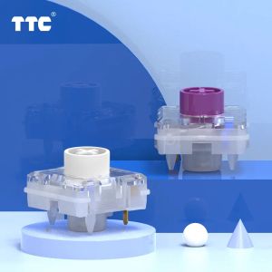 Claviers TTC Mini commutateur blanc pourpre pour le clavier mécanique Clicky standard Switch Feed Personnaliser le jeu
