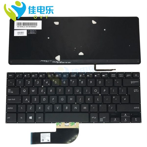 Claviers UK Backlight Keyboard pour ASUS PRO B9440 B9440U B9440UAXS51 B9440FA OPRODUCTION PC PICES GB BRITANNES KEVELLES BRIT BROIT