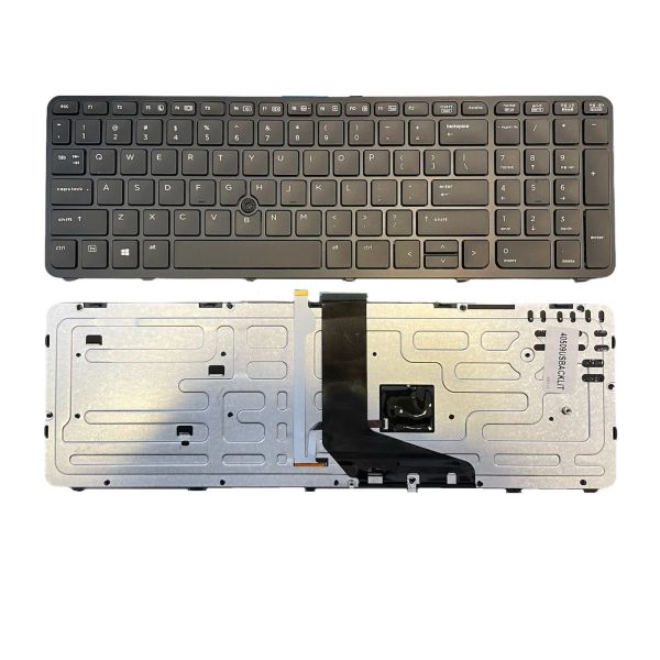 Teclados EE. UU. Racklit/Nonbacklit Nuevo teclado portátil para HP Zbook 15 G2 17 G2 ZBOOK 15/17 G2 733688151 733688B31 PK130TK