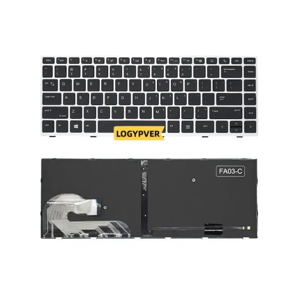 Claviers US ENGRENIR Un clavier pour ordinateur portable pour HP EliteBook 840 G5 846 G5 745 G5 840 G6 L14378001 L11307001 Backlit