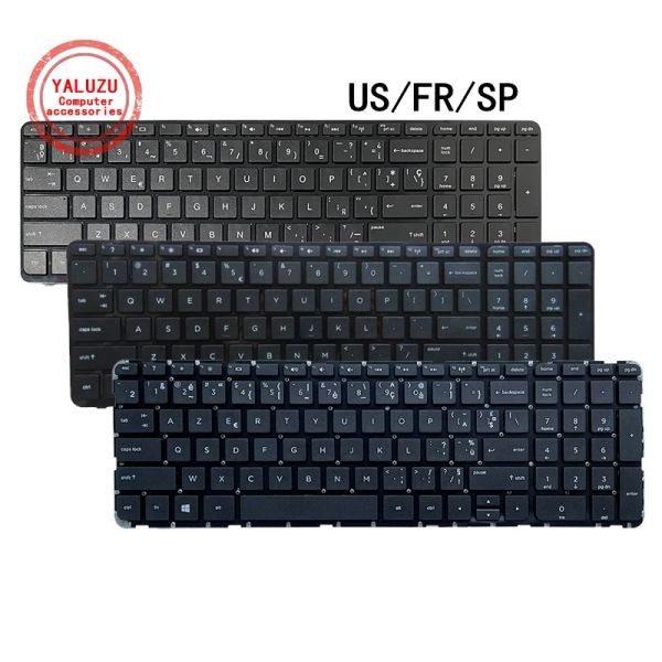 Claviers US / FR / SP anglais Nouveau clavier d'ordinateur portable pour HP Pavilion 17N 17E 17E