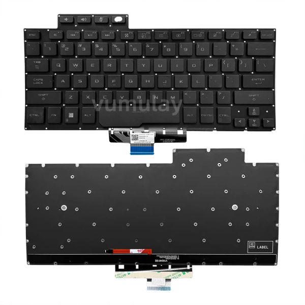 Claviers clavier américain pour Asus Rog Zephyrus G14 GA401 2021 GA401I GA401QC GA401QE GA401QH GA401QM GA401IHR GA401IV GA401U GA401M GA401QM