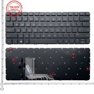 Toetsenboards US Nieuw toetsenbord voor HP Spectre X360 134000 134103DX 134001 13T4000 Laptop -verlicht