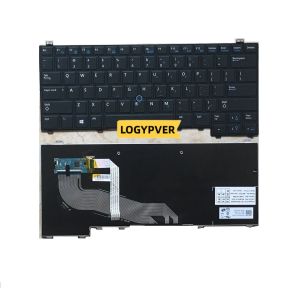 Toetsenborden ons Vervang laptoptoetsenbord voor Dell Latitude E5440 E5450 Y4H14 Zwart Engels