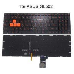 Claviers US RU RUSE RUSSIAN Clavier pour ASUS ROG STRIX GL502VM GL502VTDS74 GL502VY GL502 VS GL502V ORDIATO