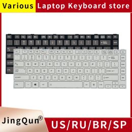 Teclados US Ru/Russian Laptop Keyboard para Toshiba Satellite L800 L805 C805D C800 C840 C845 L830 L840 M800 M805 L835 P840 P845 S840D S845