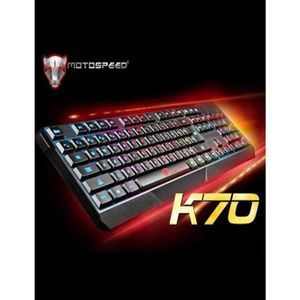 Toetsenborden USB Wired Gamer Gaming Keyboard K70 Ergonomic 7 LED Colorf Backlight Powered voor Desktop Laptop Teclado Gamer253Z5448953 DRO OTYPH