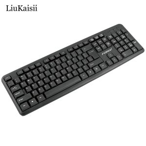 Claviers Keyboard Wired Russian En Gaming Computer Keyboard Wired 104Keys Gamer Keyboards pour ordinateur / PC / ordinateur portable