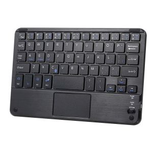 Claviers Wireless BT 3.0 Clavier 59 touches Ultraslim Mini BT Clavier avec pavé tactile Support Android Windows IOS Système pour la tablette d'ordinateur portable