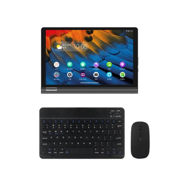 Tecillos Teclado inalámbrico para Lenovo Yoga Tab Yt J706 J706X J706F Teclado Bluetooth para Lenovo Yoga Tab 5 X705 X705X X705F Case