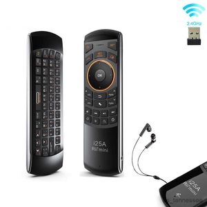 Teclados Teclado inalámbrico Universal Air Mouse Control remoto con auriculares para Smart TV Android TV Fire TV