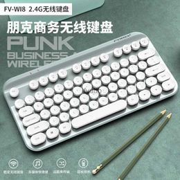 Claviers WOW WI8 Punk Silent Wireless Keyboard Notebook Home Office Pruishige Business H240412