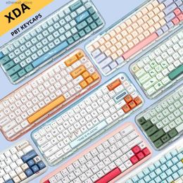 Toetsenborden XDA Keycap GMK Sojamelk Plastic Ijsberg EVA PBT Kleurstofsublimatie Keycaps voor Mx Switches Gaming Mechanisch toetsenbord XDA Key Caps Q231121