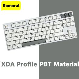 Toetsenboards XDA PBT KeyCaps English Dye Sub 127 toetsen/ingesteld voor Apple Cherry MX KeyCap voor DIY Aangepast mechanisch toetsenbord