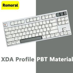Teclados XDA PBT KeyCaps English Dye Sub 127 Teclas/Conjunto para Apple Cherry MX Keycap para teclado mecánico personalizado de bricolaje