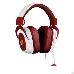 Tastiere Zeus-X Cuffie da gioco cablate RGB - Audio surround 7.1 Piattaforme Mti Cuffie rosse alimentate tramite USB per PC/Ps4/Ns Drop Delivery Com Dhpl9