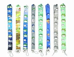 Keychain 10pcs dessin animé anime japon mon voisin totoro téléphone mobile lanière clés chaînes pendente fête cadeaux accessoires small w5018358