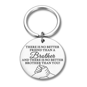 Keychain Brother Friend Key Chain Big Gifts for Men Little Birthday Cadeau