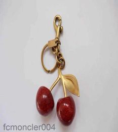 Keychain Style Cherry Red Color Chapstick Wrap Repstick Cover Team Lipbalm Cozybag Parts Mode UJZ6