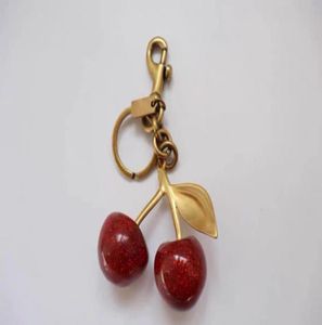 Keychain Cherry Style Red Color Chapstick Wrap Lipstick Cover Team Lipbalm Cozybag Parts Modo Fashion5653017