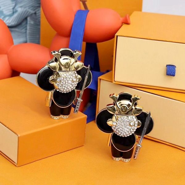 porte-clés designer porte-clés porte-clés de luxe Horseman King diamant design tempérament style polyvalent porte-clés mode personnes design 6 styles très sympa