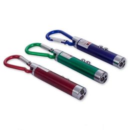 Porte-clés torche UV infrarouge 3 en 1, Mini lampe de poche LED, stylo Laser, faisceau pointeur, multifonction, utilisation 9302000