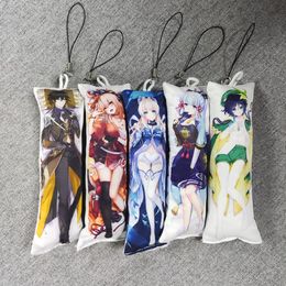 Keychain Loona (Helluva Boss) Mini Dakimakura Pendant Furry Double-Sided Print Hanging Ornament Cute Small Body Pillow Hangers