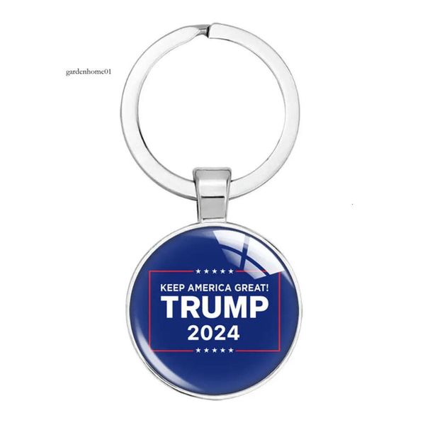 Keychain Trump 2024 Pendiente Keyrign Save America Again Time Gem Keychains Regalos de Navidad Caqueta de teclas S G0417