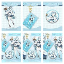 Llaveros 1 juego de 3 figuras de impacto Genshin de anime Faruzan Cosplay Soporte acrílico Modelo Placa Decoración de escritorio Señal de pie Fans Regalos de Navidad