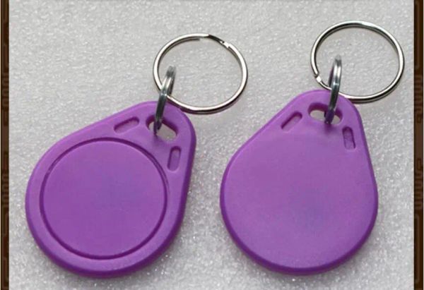 Keychains 100pcs NFC Keychain NFC Token NFC Carte NFC Tags 888 octets NFC Key Key FOBS NFC Access Card 216 Chip