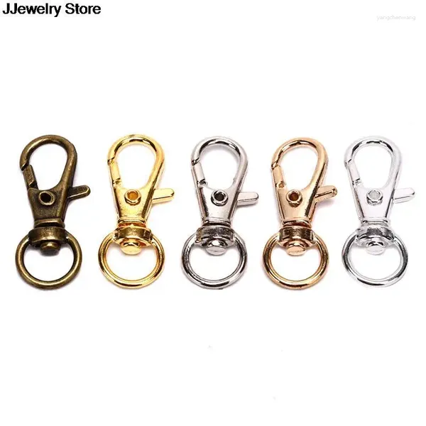 Keychains 10pc pivotant homard sac en cuir clés de trousque sac à main sac à main