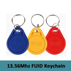 Keychains 10pcs Fuid 13.56MHz 0 Sector Writable Smart Chip Tag RFID ONETIME Copiar clon