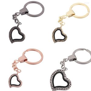 Keychains 10pcs / lot mixage aim net coeur aim love mémoire vivant victoire key clean de médaillon à la main