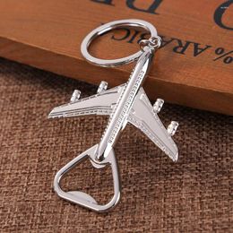 Porte-clés 10pcs avion ouvre-bouteille porte-clés coffre-fort avion porte-clés avion anneau pendentif pour pilote vol cadeau