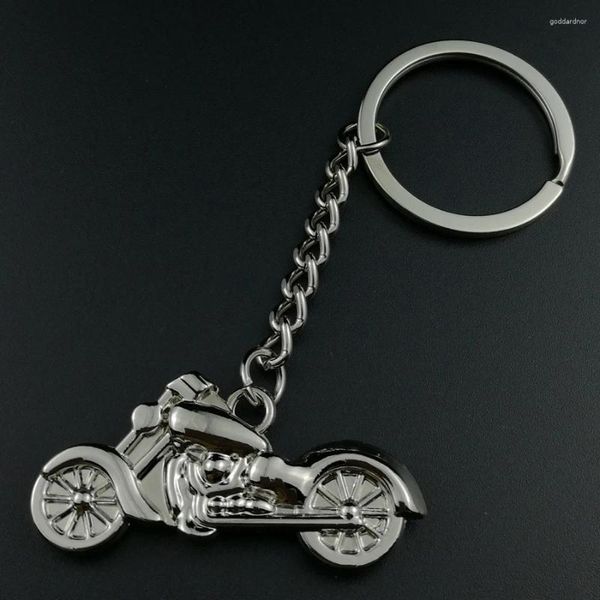 Llaveros 10 unids aleación de zinc motocicleta llavero encanto coche llavero titular llaveros de metal para bolsa llavero joyería creativa regalo J016