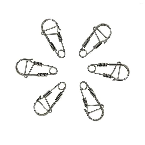 Porte-clés 12 pcs enveloppé à la main unique créatif fin motard en acier inoxydable fil snap clip crochet mousqueton porte-clés porte-clés fermoir FOB