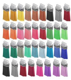 Keychains 140 pcs Tassel Keychain Bulk Set voor DIY lederen hangers Acryl -sieraden Accessoires12096660