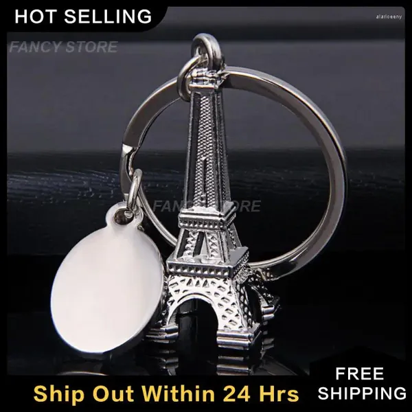 Porte-clés 1PC Tour Eiffel Porte-clés Rétro Métal Voiture Moto Porte-clés Modèle Créatif Porte-clés Cadeau Souvenirs Français