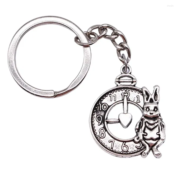 Keychains 1pcs et anneaux d'horloge Accessoires Accessoires de bijoux dans la taille de l'anneau 28 mm