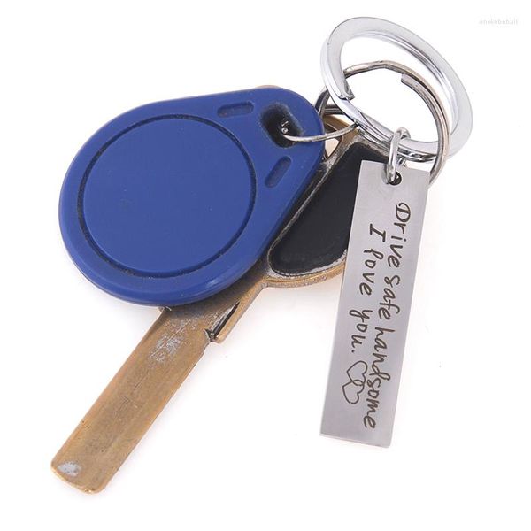 Porte-clés 1 pièces Drive Safe porte-clés petit ami petite amie porte-clés papa pères bijoux cadeau