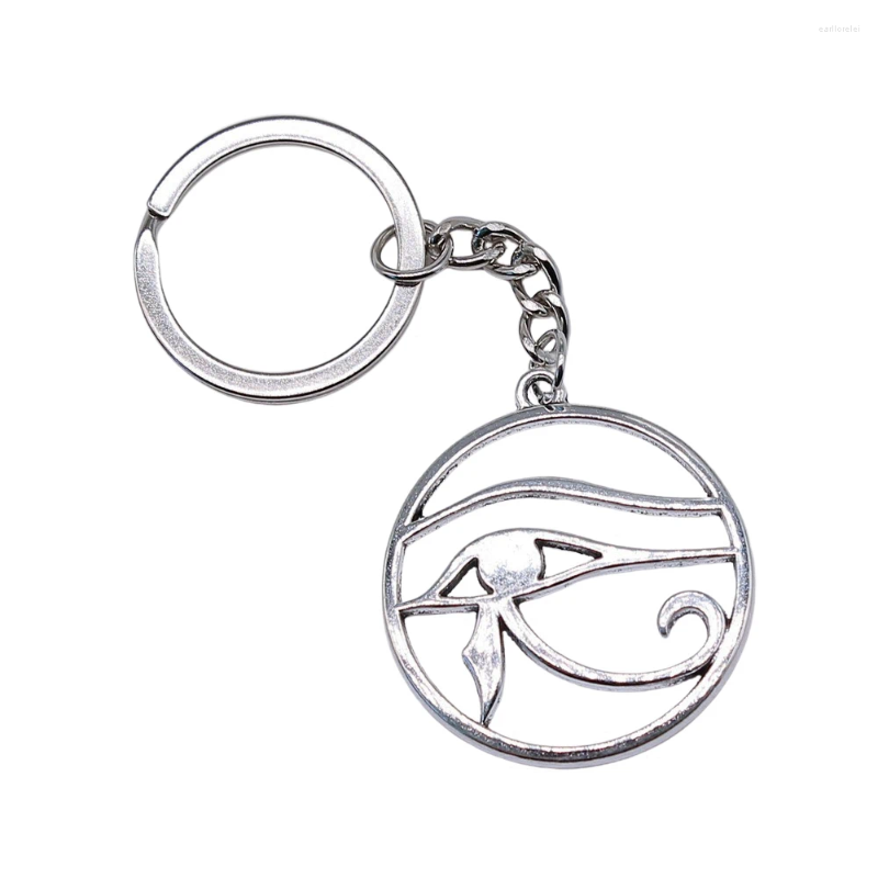 Keychains 1PCS Auge des Horus -Schlüsselbundwagenzubehörs Schmuck und Geschenkringgröße 28 mm