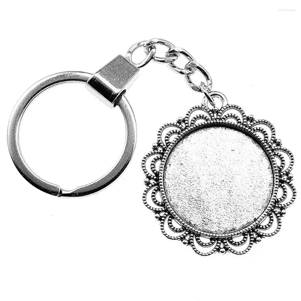 Keychains 1pcs STYLE DE FLORME ROND CAEO CA