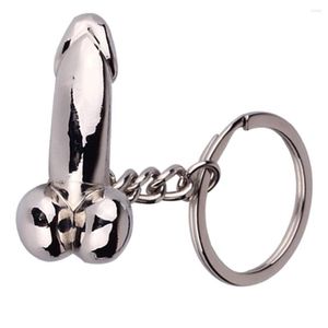 Keychains 1 stcs zink legering sleutelhange keten keyfob metaal sleutelhanger mannen grappen seks grappige sleutelhanger charmes hangers hou van groothandel drop