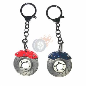 Porte-clés 1X Porte-clés Look d'étrier de voiture pour 320i 325i 330i 525i 530i 640i 740i X1 X3 X4 X5 X6 X7 ///M Sign Brake Style Keyring Pedant